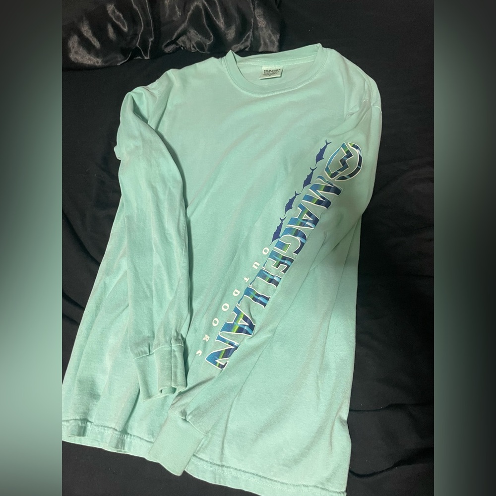 Long Sleeve Teal Magellan Shirt